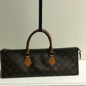 Louis Vuitton monogram sac tricot triangle bag